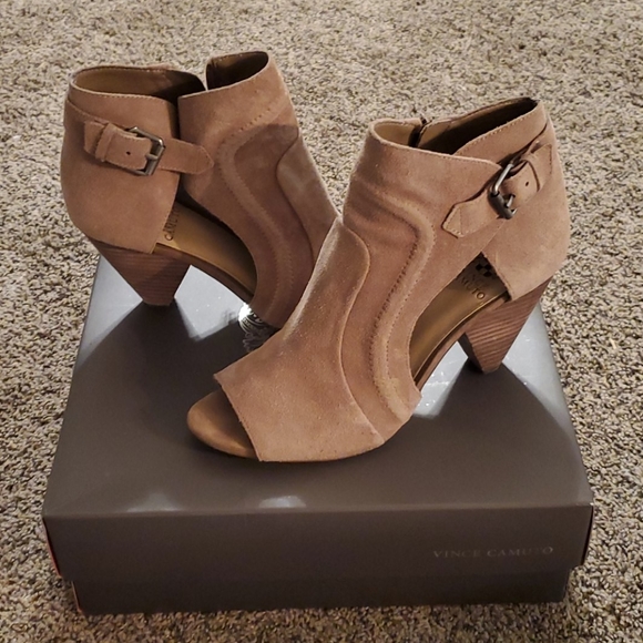 Shoes - Vince Camuto Khaki Verona Bootie